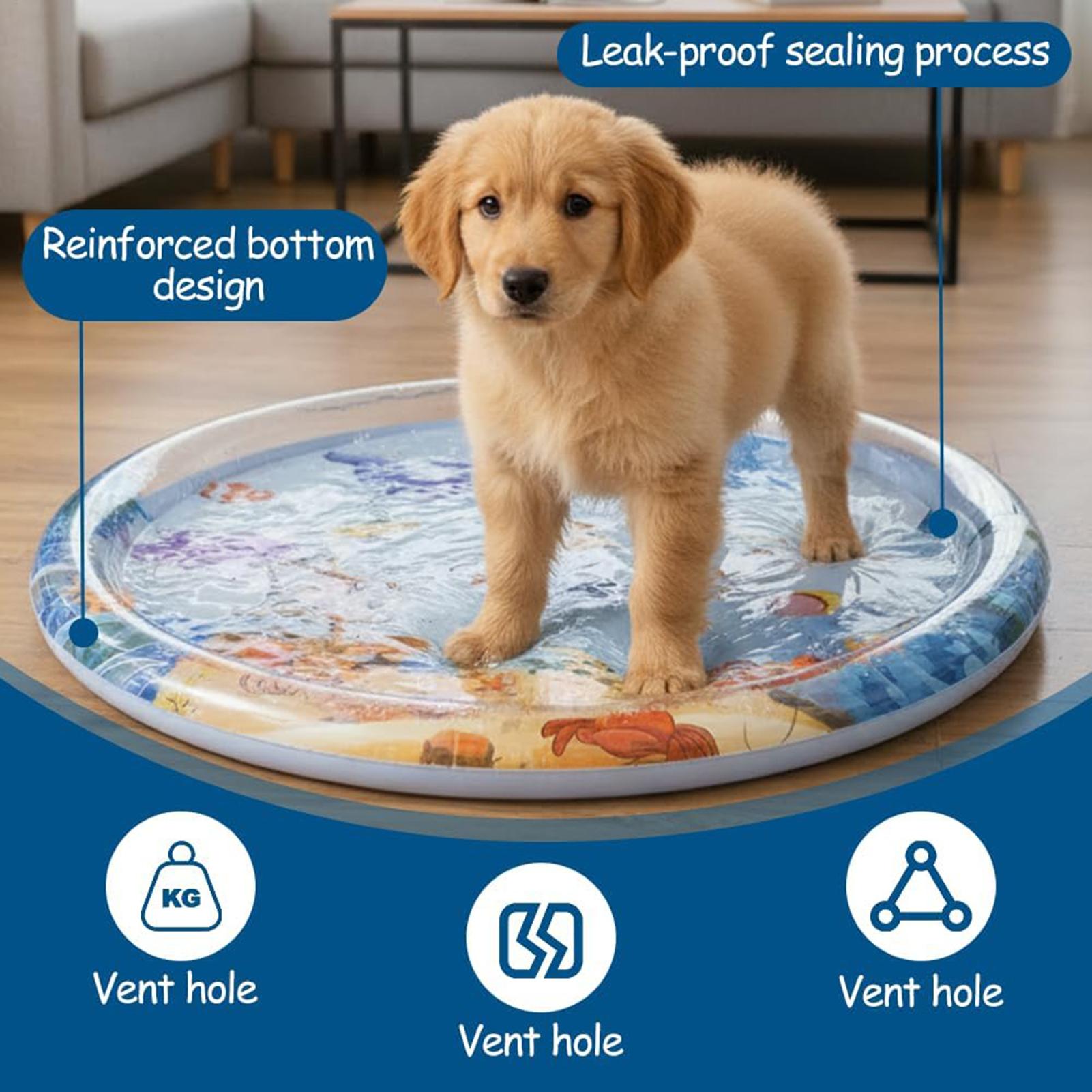 Home Textiles Blanket - Thicken Interactive Cat Play Mat Water