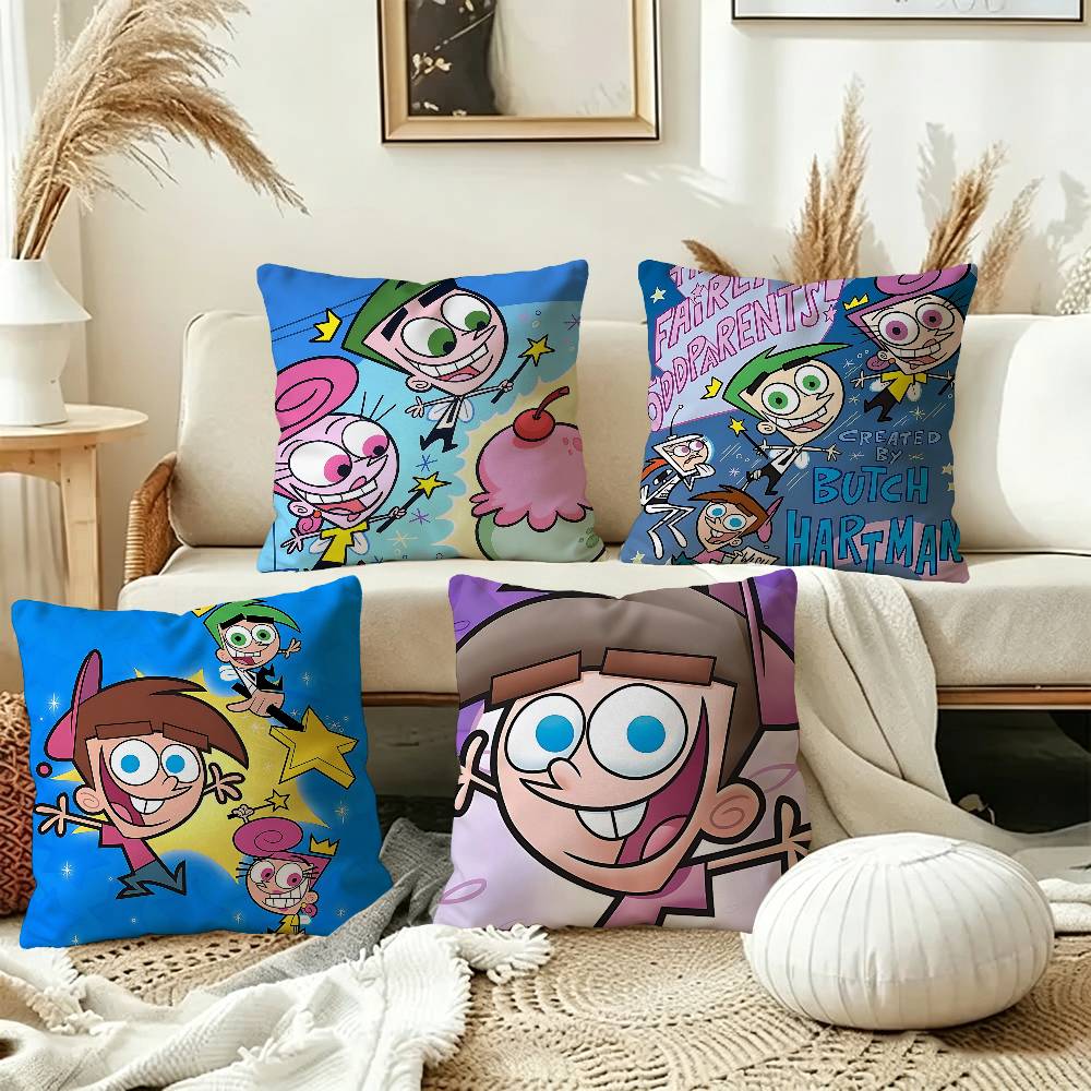 Home Textiles Fair - F-Fairly O-Oddparents Pillow Covers Cartoon Sofa