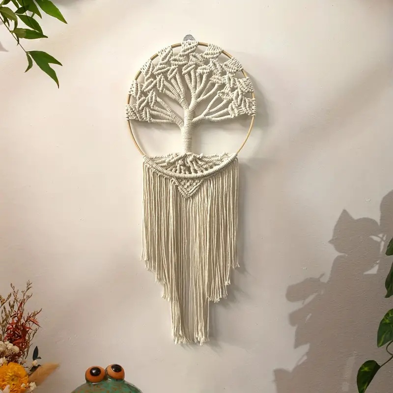 Tree of Life Macrame Wall Hang - Home Textiles Discount recension och pris