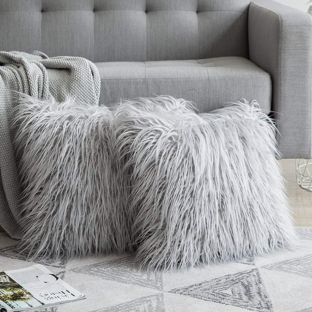 Soft Long Fur Fluffy Sofa Pill - Luxury Home Textiles Usa recension och pris