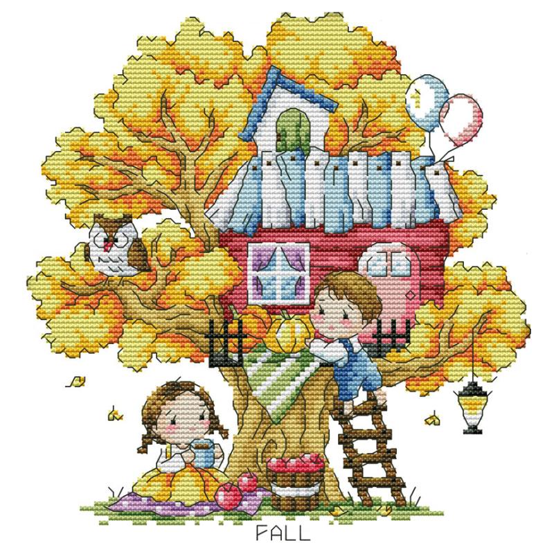 Cartoon Tree House Series Prin - Home Textiles Discount recension och pris