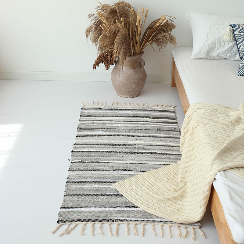 Vintage Wood Print Floor Mats  - Japanese Home Textiles recension och pris