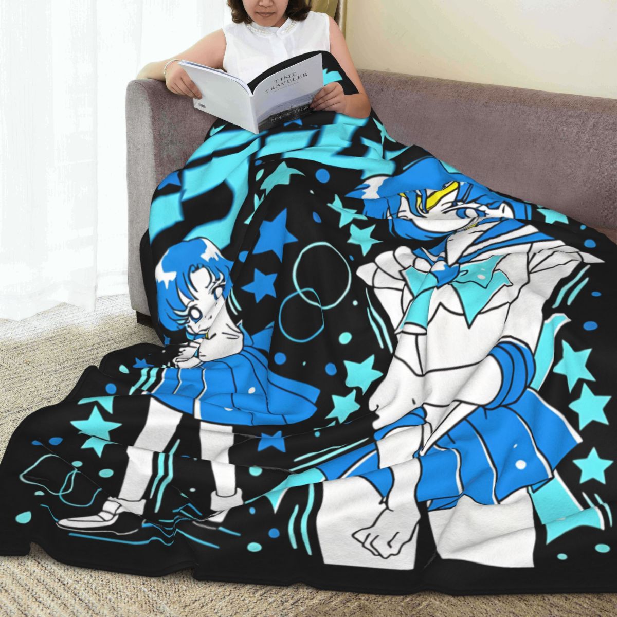 Sailors Moons Ami Mizuno Fleec - Home Textiles Blanket recension och pris