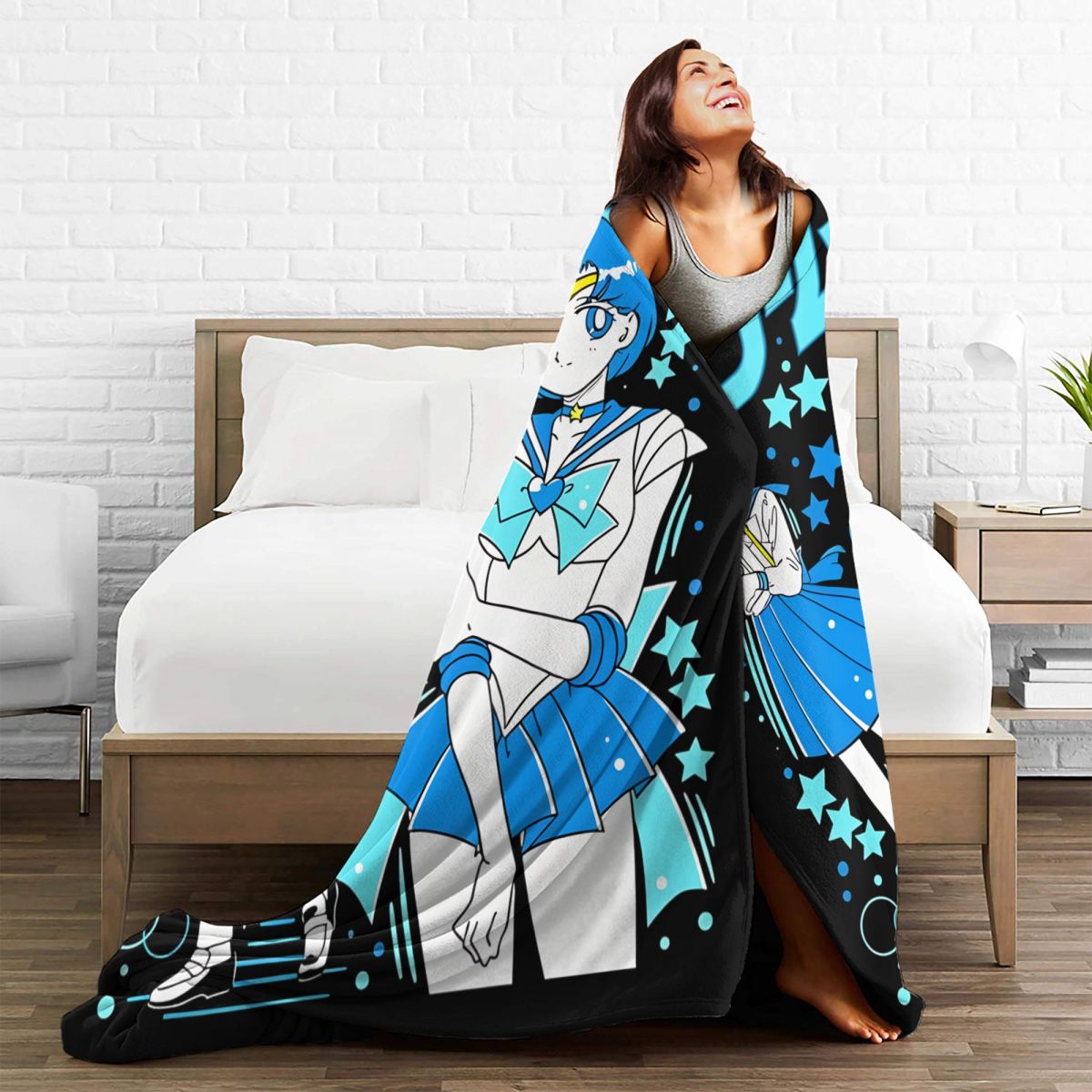 Sailors Moons Ami Mizuno Fleec - Home Textiles Blanket recension och pris