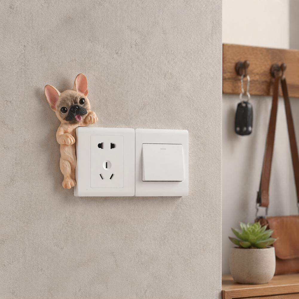3D French Bulldog Resin Light  - Home Textiles France recension och pris