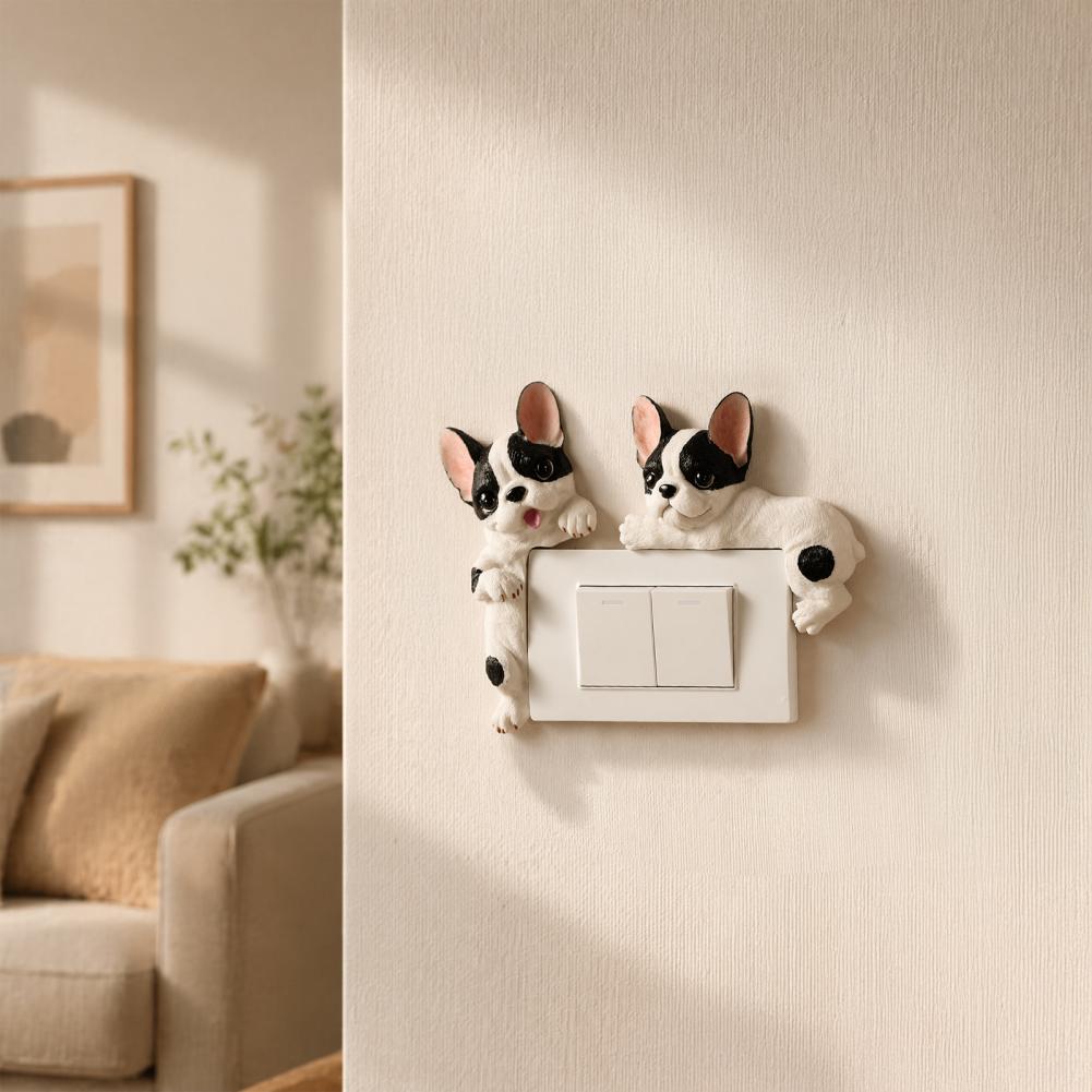 3D French Bulldog Resin Light  - Home Textiles France recension och pris