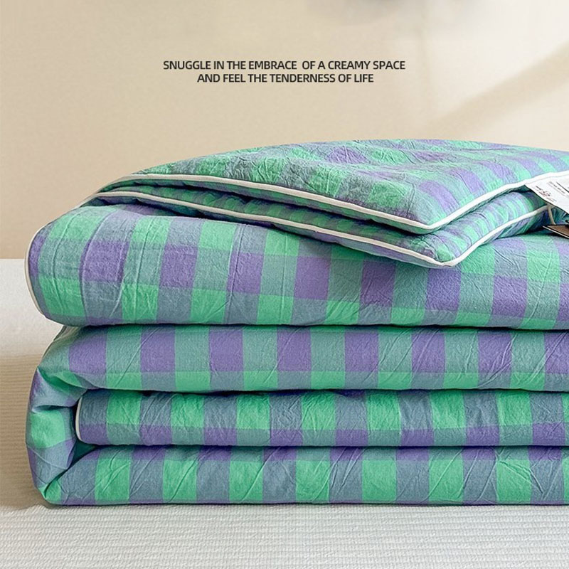 Japanese Plaid Printed Summer  - Japanese Home Textiles recension och pris