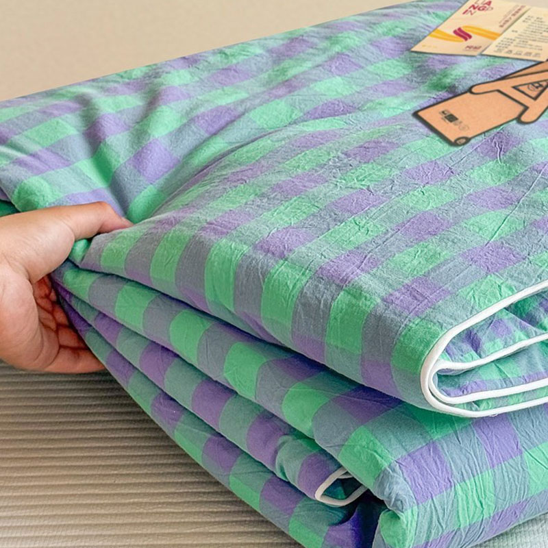 Japanese Plaid Printed Summer  - Japanese Home Textiles recension och pris