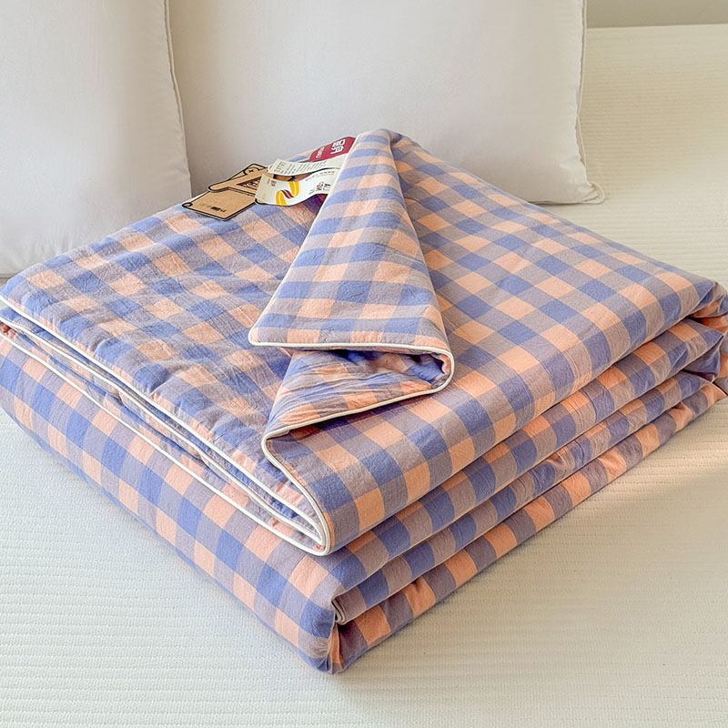 Japanese Plaid Printed Summer  - Japanese Home Textiles recension och pris