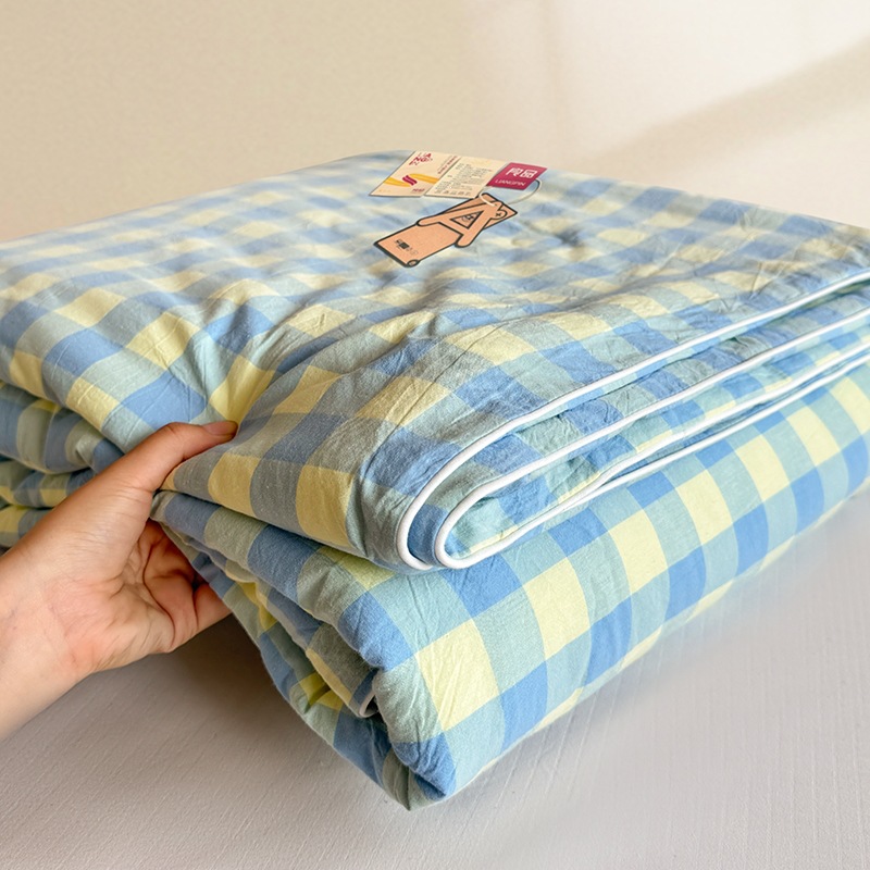 Japanese Plaid Printed Summer  - Japanese Home Textiles recension och pris
