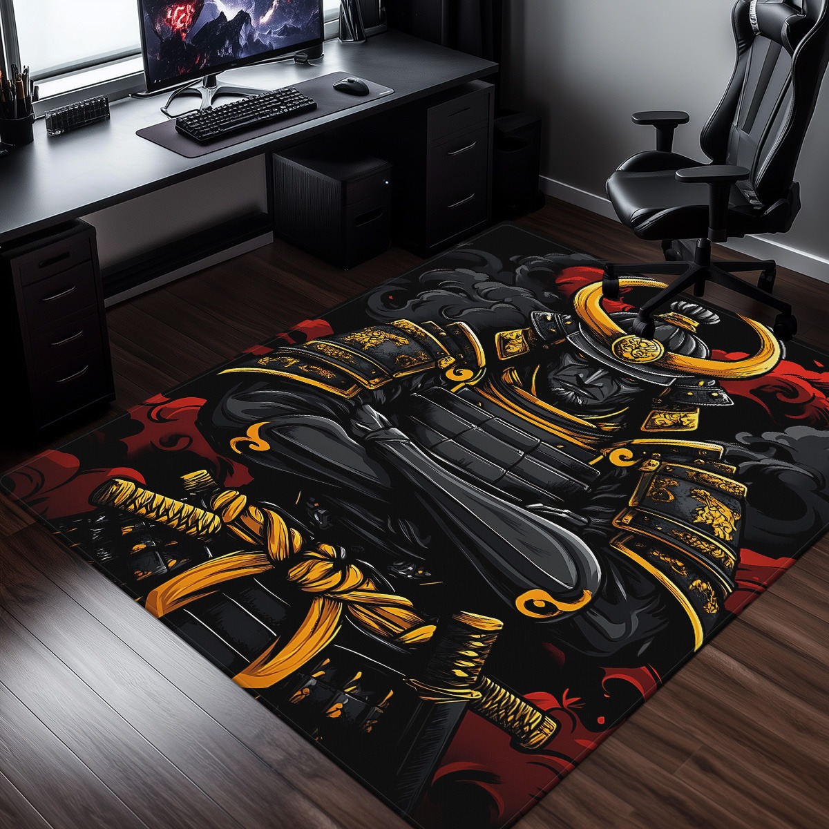 Samurai Armor Warrior Japanese - Japanese Home Textiles recension och pris