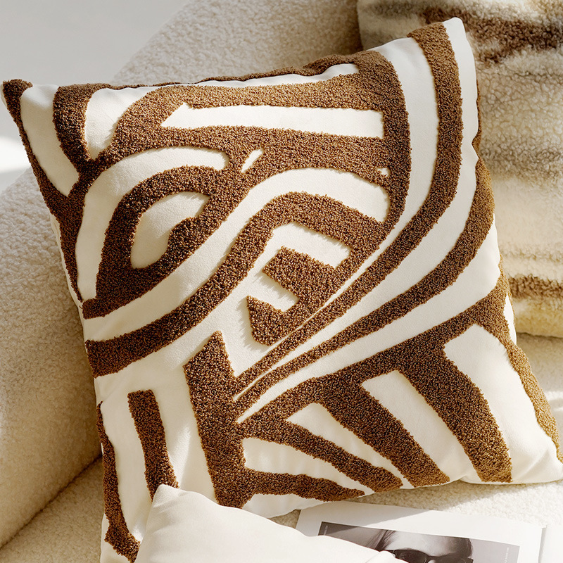 45x45CM Brown Vintage Nordic T - Luxury Home Textiles Usa recension och pris