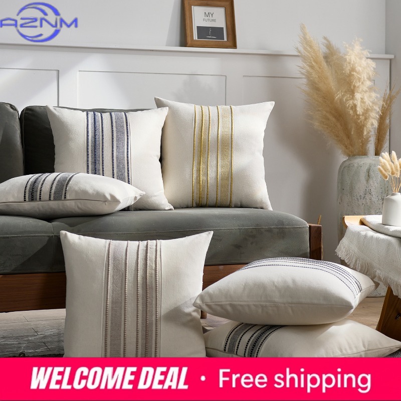 Nordic modern simple yarn-dyed - Luxury Home Textiles Usa recension och pris