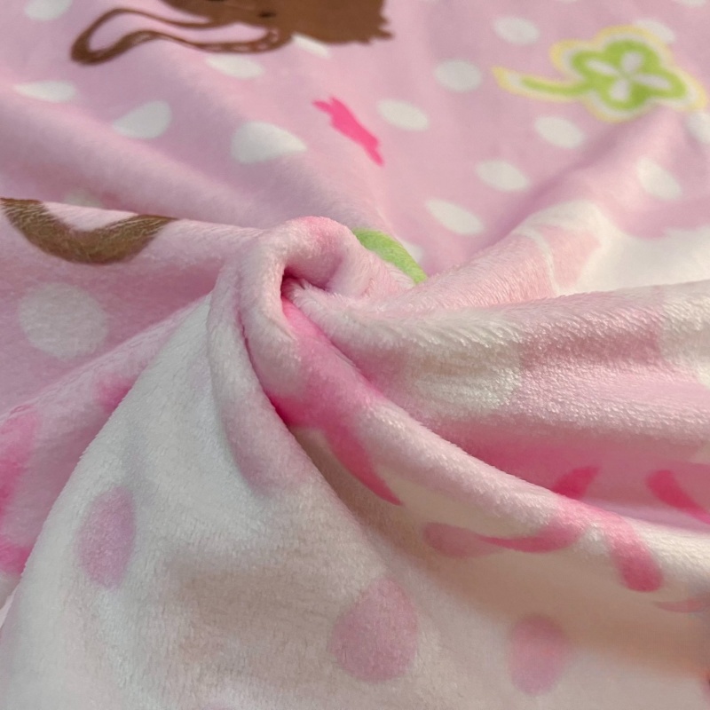 Cute Sugarbunnies Coral Plush  - Home Textiles Blanket recension och pris
