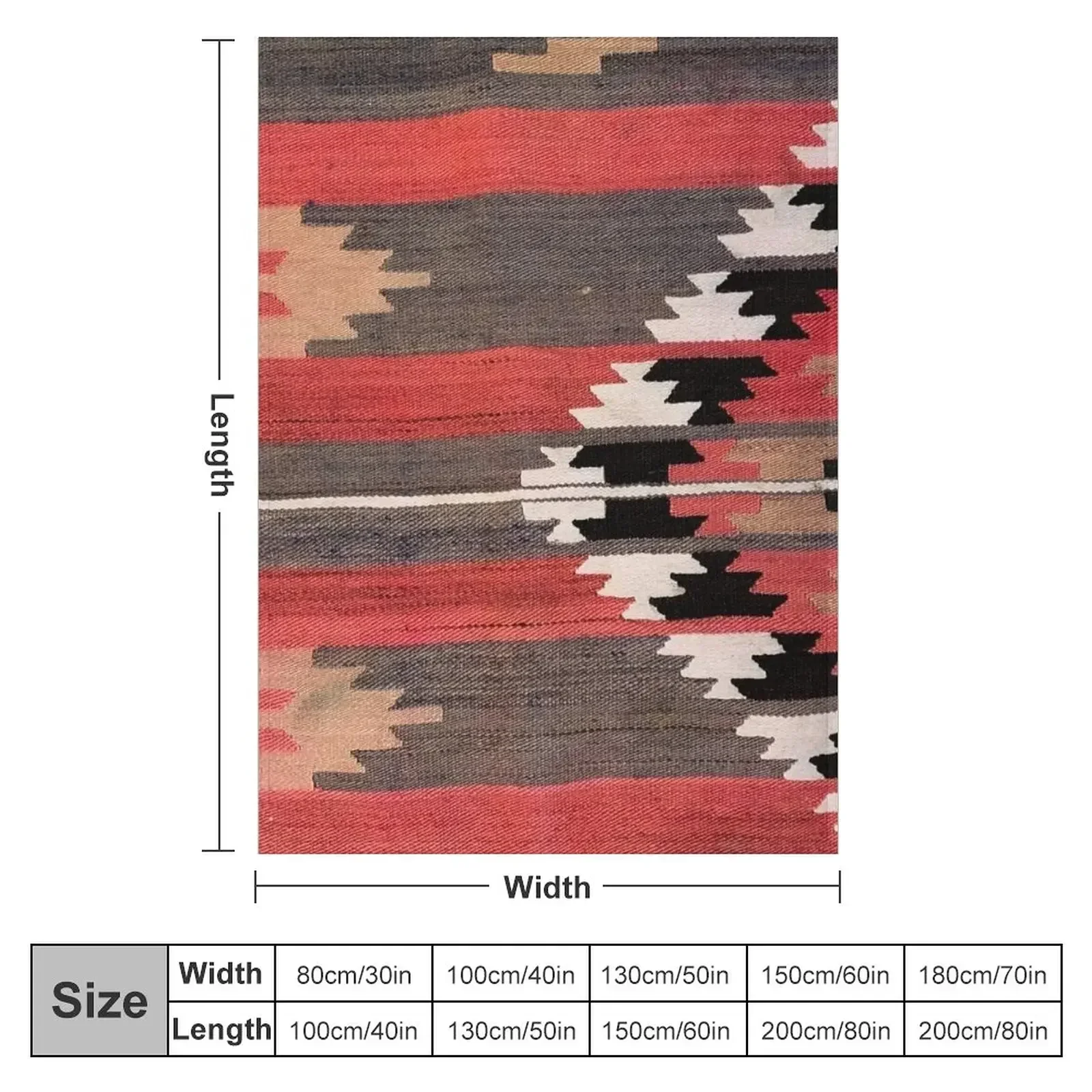 Geometric Vintage Turkish Kili - Luxury Home Textiles Usa recension och pris