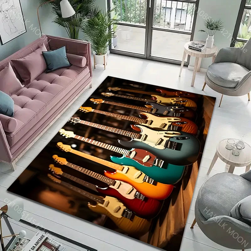 Music Lovers Rock Guitar Patte - Luxury Home Textiles Usa recension och pris