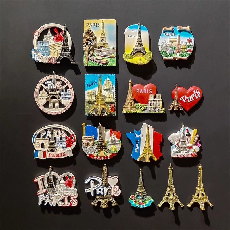 Eiffel Tower France 3D Fridge  - Home Textiles France recension och pris