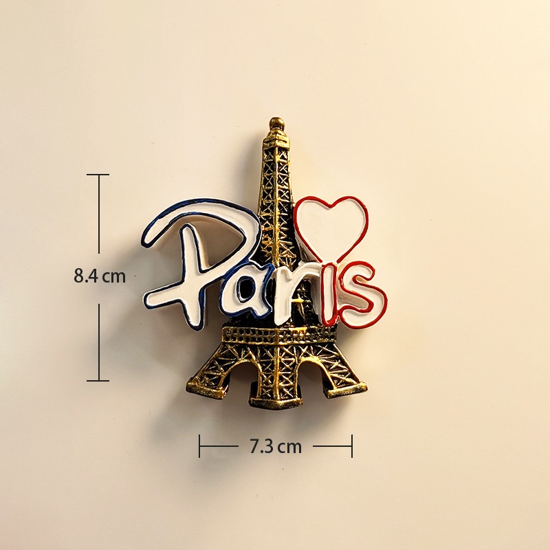 Eiffel Tower France 3D Fridge  - Home Textiles France recension och pris