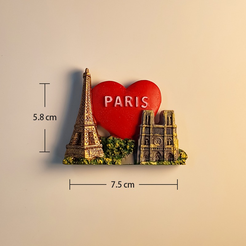 Eiffel Tower France 3D Fridge  - Home Textiles France recension och pris